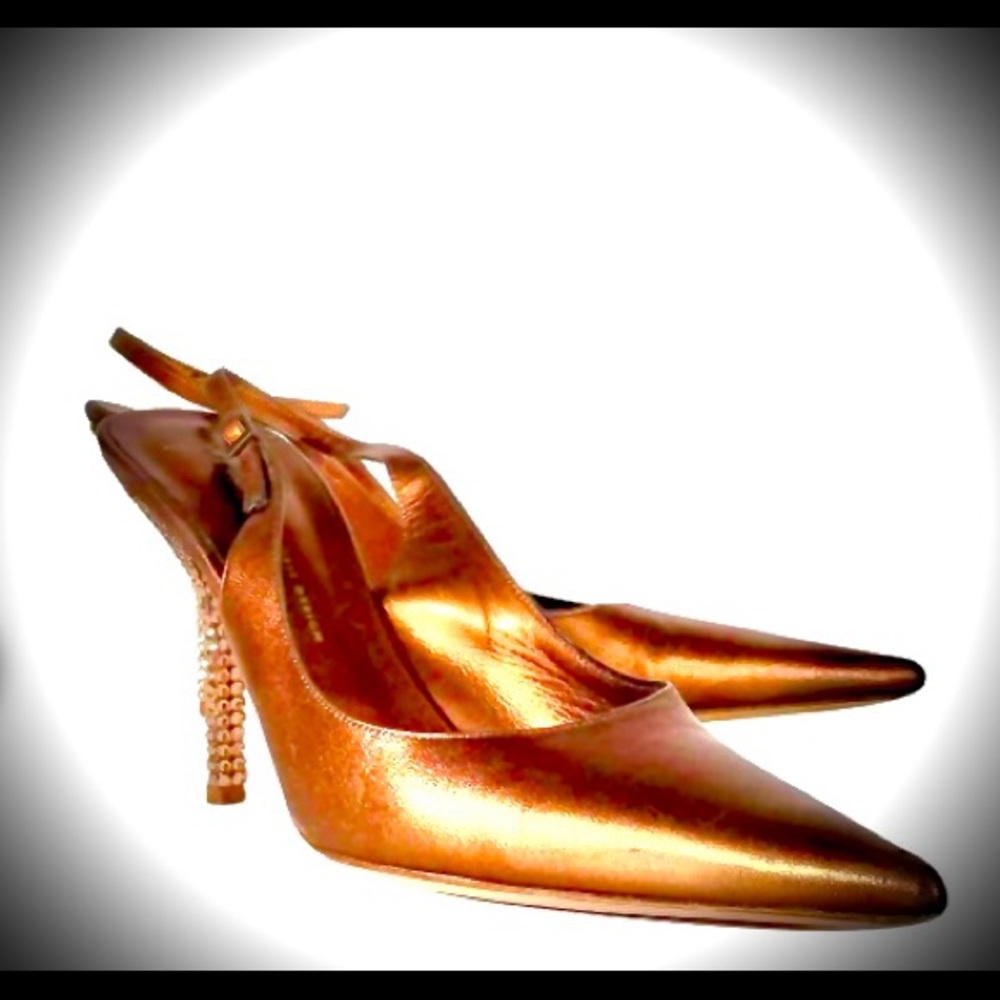 *Restored Vintage*Giuseppe Zanotti Bronze Heels💎